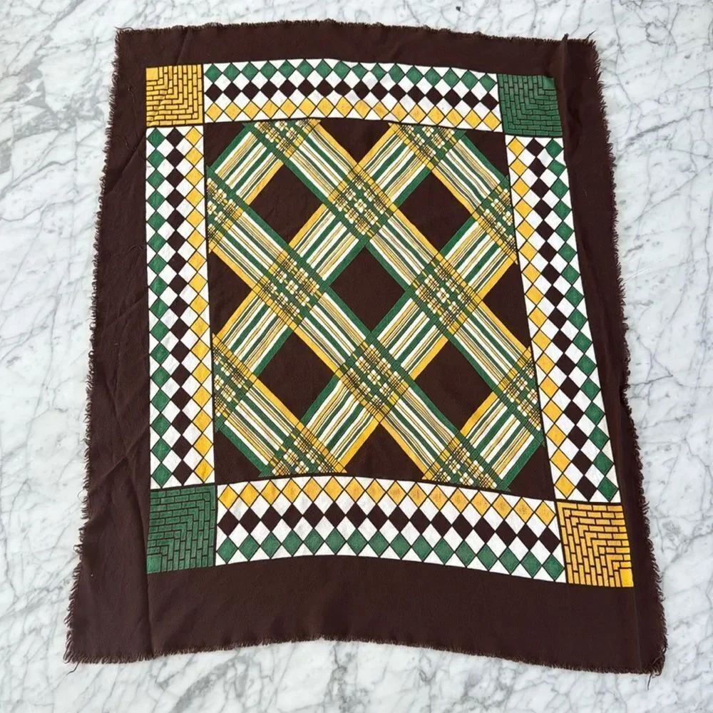 Vintage 60’s - 70’s Scarf Neck Tie Accessory 25x31”
